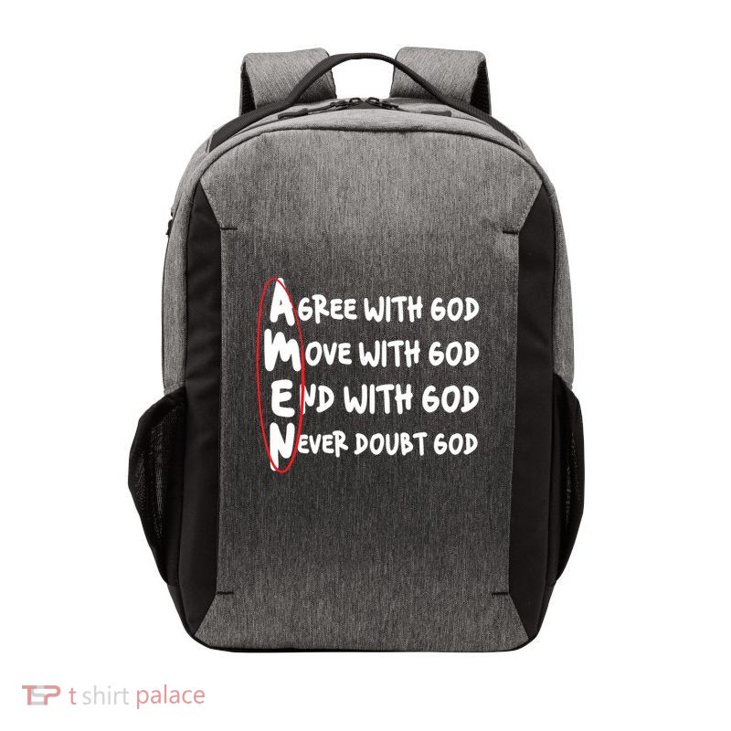 AMEN Christian Faith God Vector Backpack