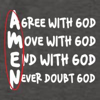 AMEN Christian Faith God Vector Backpack