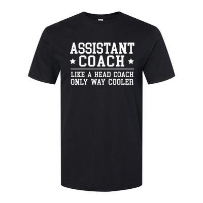 Assistant Coach Funny Sports Coaching Gift Softstyle® CVC T-Shirt