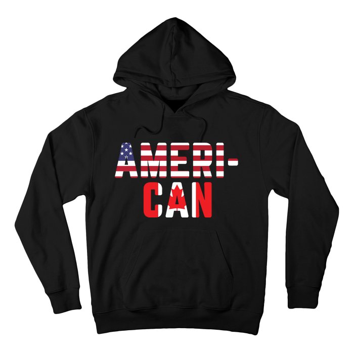 American Canadian Flag America Canada Patriotic Hoodie