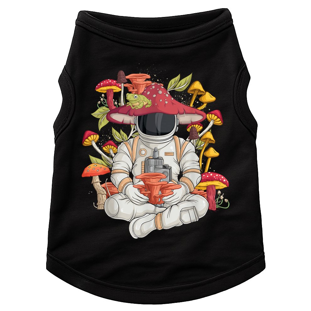 Astronaut Cottagecore Frog Aesthetic Men Women Graphic Doggie Tank