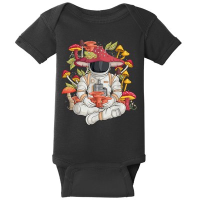 Astronaut Cottagecore Frog Aesthetic Men Women Graphic Baby Bodysuit