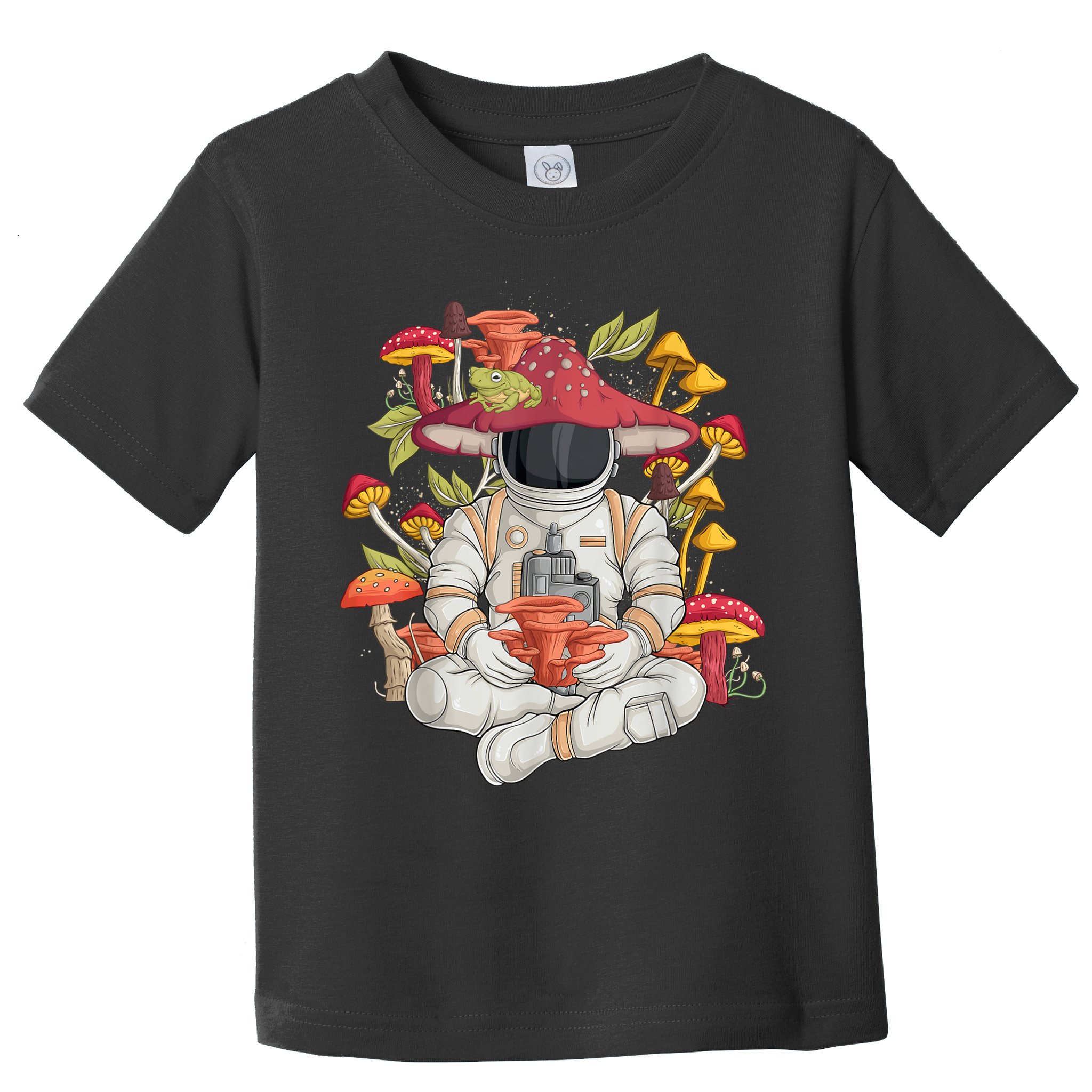 Astronaut Cottagecore Frog Aesthetic Men Women Graphic Toddler T-Shirt
