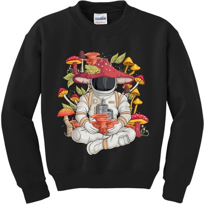 Astronaut Cottagecore Frog Aesthetic Men Women Graphic Kids Sweatshirt