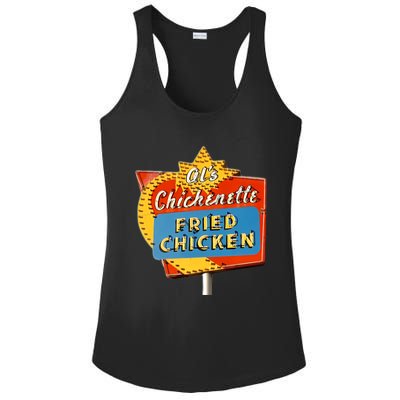 AlS Chickenette Fried Chicken Ladies PosiCharge Competitor Racerback Tank