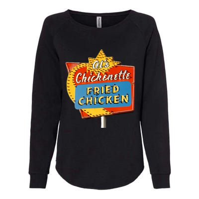 AlS Chickenette Fried Chicken Womens California Wash Sweatshirt