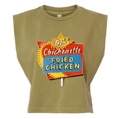 AlS Chickenette Fried Chicken Garment-Dyed Women's Muscle Tee