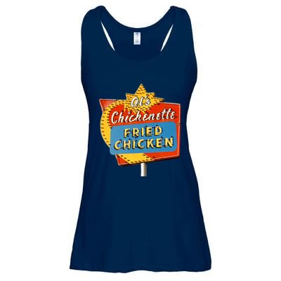 AlS Chickenette Fried Chicken Ladies Essential Flowy Tank