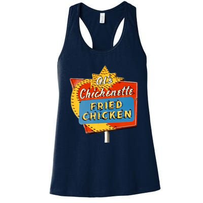 AlS Chickenette Fried Chicken Women's Racerback Tank