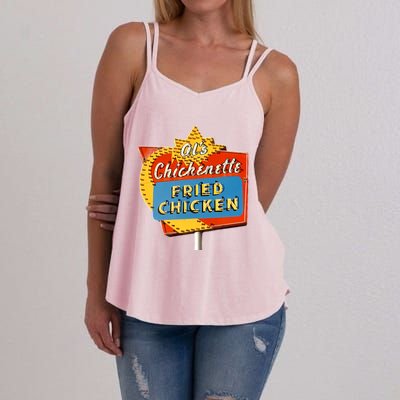 AlS Chickenette Fried Chicken Women's Strappy Tank