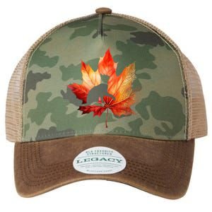 Autumn Cat Fall Lover Legacy Tie Dye Trucker Hat