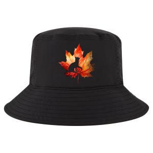 Autumn Cat Fall Lover Cool Comfort Performance Bucket Hat