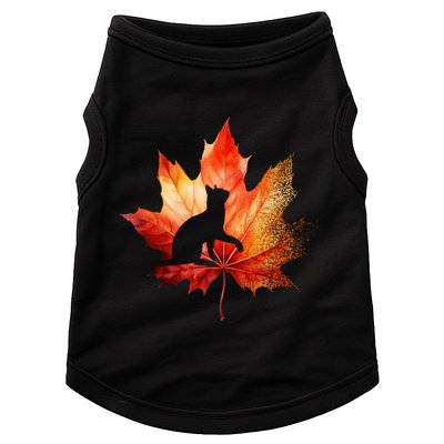 Autumn Cat Fall Lover Doggie Tank