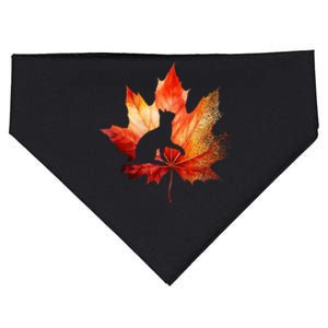 Autumn Cat Fall Lover USA-Made Doggie Bandana