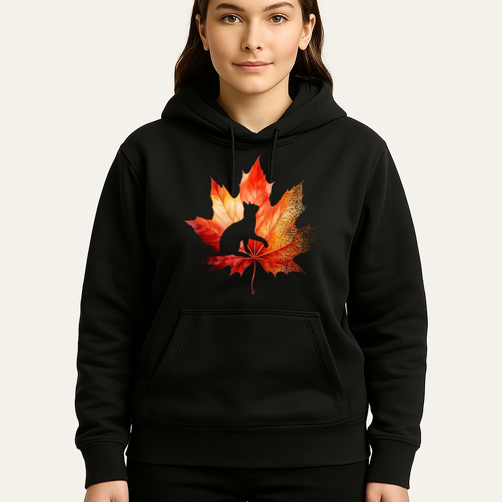 Autumn Cat Fall Lover Hoodie