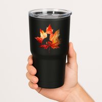 Autumn Cat Fall Lover Tumbler