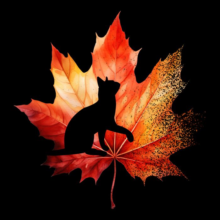 Autumn Cat Fall Lover Mousepad