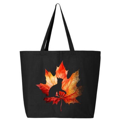Autumn Cat Fall Lover 25L Jumbo Tote
