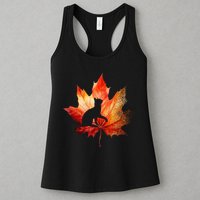 Autumn Cat Fall Lover Womens Tank Top