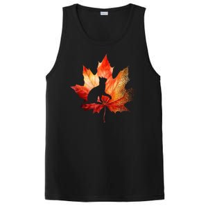 Autumn Cat Fall Lover PosiCharge Competitor Tank