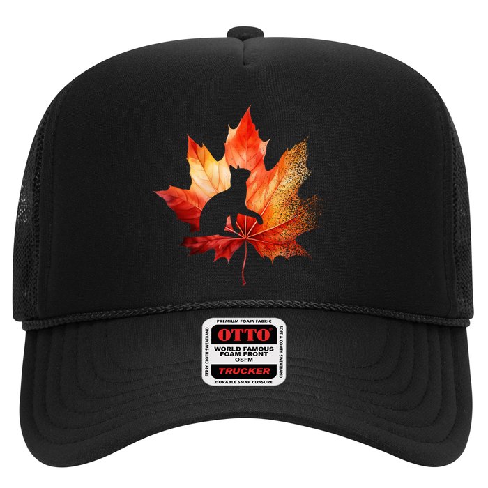 Autumn Cat Fall Lover Hat