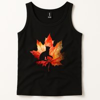 Autumn Cat Fall Lover Tank Top