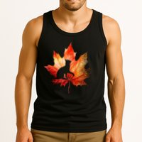 Autumn Cat Fall Lover Tank Top