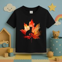 Autumn Cat Fall Lover Toddler T-Shirt