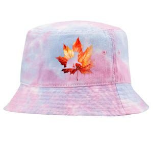 Autumn Cat Fall Lover Tie-Dyed Bucket Hat