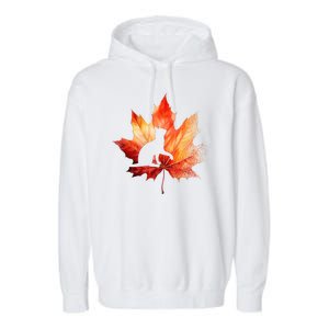 Autumn Cat Fall Lover Garment-Dyed Fleece Hoodie