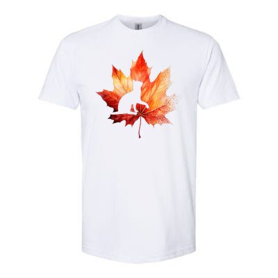 Autumn Cat Fall Lover Softstyle® CVC T-Shirt