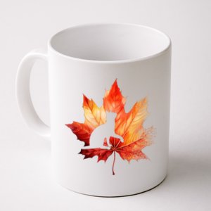 Autumn Cat Fall Lover Coffee Mug