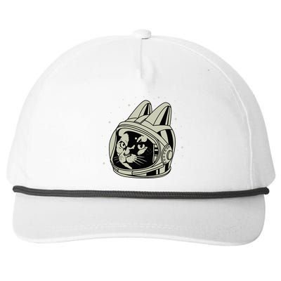 Astronaut Cat funny Cat Lovers Snapback Five-Panel Rope Hat