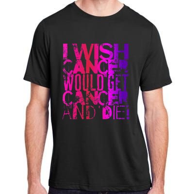 Anti Cancer Fighting Cancer Cancer Survivor Awareness Adult ChromaSoft Performance T-Shirt