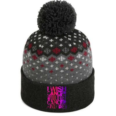 Anti Cancer Fighting Cancer Cancer Survivor Awareness The Baniff Cuffed Pom Beanie