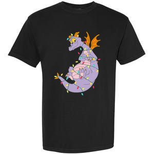 Adorable Christmas Figment Lights for Animal Lovers Garment-Dyed Heavyweight T-Shirt