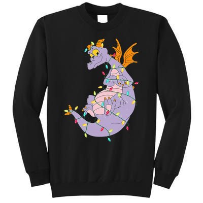 Adorable Christmas Figment Lights for Animal Lovers Sweatshirt