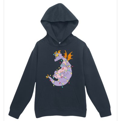 Adorable Christmas Figment Lights for Animal Lovers Urban Pullover Hoodie