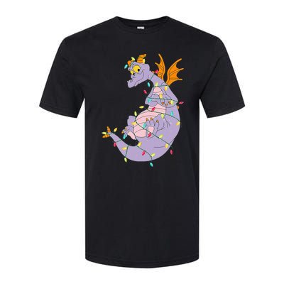 Adorable Christmas Figment Lights for Animal Lovers Softstyle CVC T-Shirt