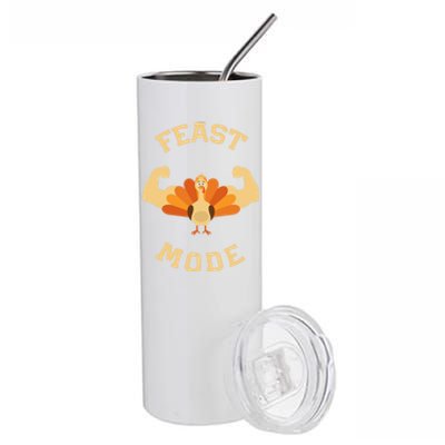 Adults Cute Feast Mode Thanksgiving Day Gift Stainless Steel Tumbler