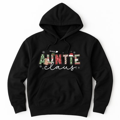 Auntie Claus Groovy Xmas Matching Family  Hoodie