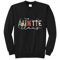 Auntie Claus Groovy Xmas Matching Family  Sweatshirt