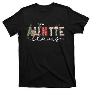 Auntie Claus Groovy Xmas Matching Family  T-Shirt