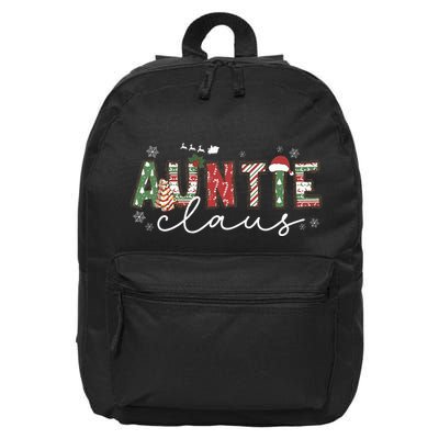 Auntie Claus Groovy Xmas Matching Family  16 in Basic Backpack