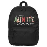 Auntie Claus Groovy Xmas Matching Family  16 in Basic Backpack