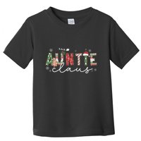 Auntie Claus Groovy Xmas Matching Family  Toddler T-Shirt