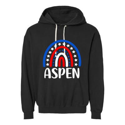 Aspen Colorado Gift I Love Aspen Colorado Usa Gift Garment-Dyed Fleece Hoodie