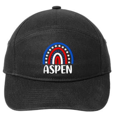 Aspen Colorado Gift I Love Aspen Colorado Usa Gift 7-Panel Snapback Hat