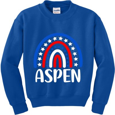 Aspen Colorado Gift I Love Aspen Colorado Usa Gift Kids Sweatshirt