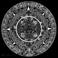 Aztec Calendar God Calendar Serpent Mesoamerica 7-Panel Snapback Hat